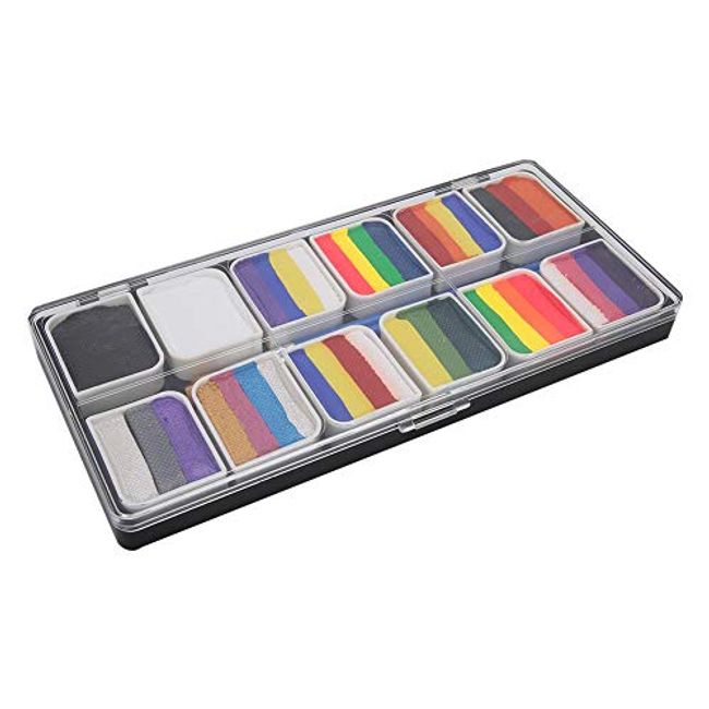 12 Color Artist Palette Water Color with Brush for Kids