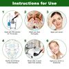 URAQT Derma Roller, 1mm Beard Roller, 540 Titanium Micro Needling Roller for Men and Women, Microneedle Face Roller Beard Growth Roller for Stimulate Hair Growth, Facial Skin Care, Scar Removal