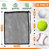 10PCS Nylon Mesh Bags with Drawstring 11,8 х7.48'' - Multipurpose Mesh Bags for Storage and Carrying Goods While Traveling or Camping