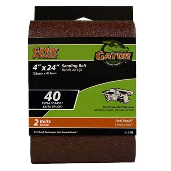 ALI INDUSTRIES 3188 Sanding Belts, 4" x 24"