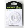 Ultimately Pleasurable, Enjoyable and Exciting Ribbed Ring Ice Clear, New