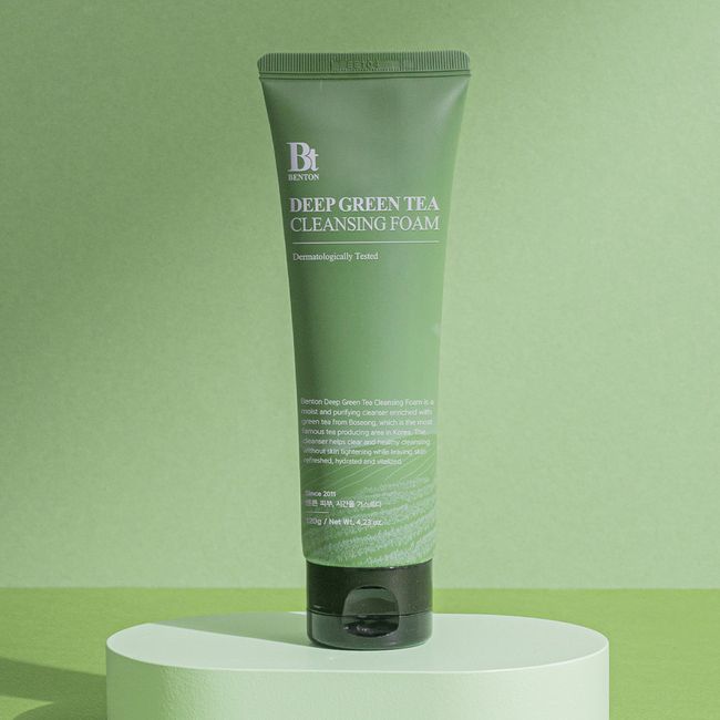 [Benton] Deep green tea cleansing foam 120g