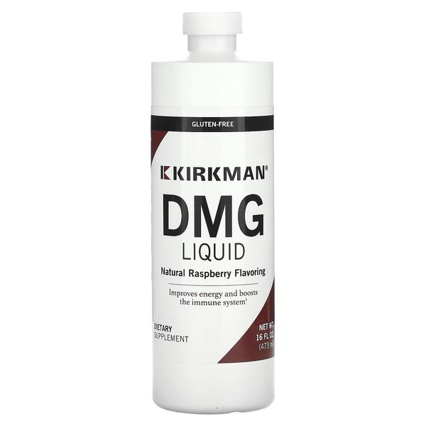 DMG Liquid, Natural Raspberry, 125 mg, 16 fl oz (473 ml)