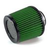 3" 76mm High Flow Inlet Cold Air Intake Cone Replacement Dry Air Filter Green
