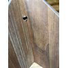 Walnut Corner Unit Handcrafted 2 Shelves Handrubbed Oil Finish
