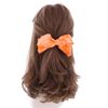 6 Inch Bow For Girls Tie Dye - Orange