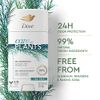 Dove Care by Plants Deodorant Stick for long-lasting deodorant protection Tea Tree aluminum free deodorant, 2.6 Oz, Pack of 3