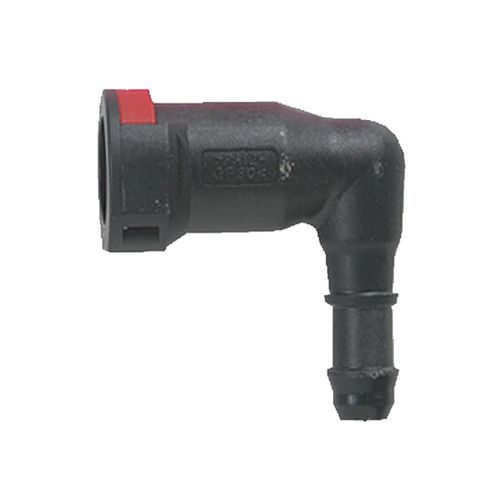Husky Push-On 90° Fuel Line Connector, Made in USA, Universal Quick Connect for Automotive Repairs, Compatible with KP1200 & KP1500 Kits, No Tools Required