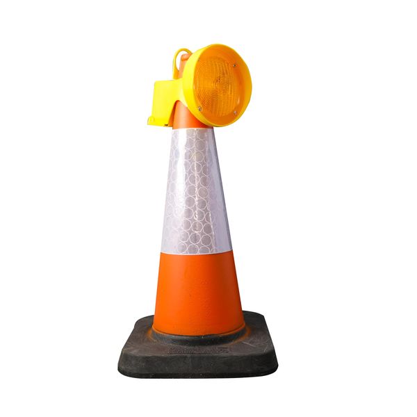LED Traffic Cone Warning Lamp - Safety Light for Cones, Waterproof, High Visibility