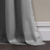 Black Gold Glamorous Night Sky Curtain Panel 42x84 Sparkling Sequins