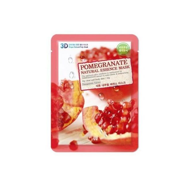 Skin transparency and vitality 3D pulp pomegranate mask pack 10 sheets/pack/face pack/face pack/face mask/mask pack/sheet pack/when masking