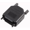 DSUB Hood, Plastic, TOP ENT, BLK, 9WAY | Components D SUB BACKSHELLS CONNECTORS, 1 X Qty - MHDPPK9-K
