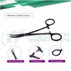 Hemostat Locking Forceps Serrated Tips 5.5" Lab Tool Surgery Supplies CRV
