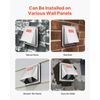 VEVOR 4 Inch External Extractor Wall Vent Cover Stainless Steel 1 Pack Silver
