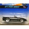 Hot Wheels Spy Print Series 4/4 Custom Corvette #556 Black