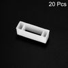 sourcing map 20Pcs Plastic Beehive Frame Spacers, Beehive Frame Spacer for Beekeeper Beekeeping Tool Equipment, White