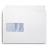 REALPACK® 50 x C5/A5 White Envelopes - Window Self Seal White Envelopes SS 90gsm