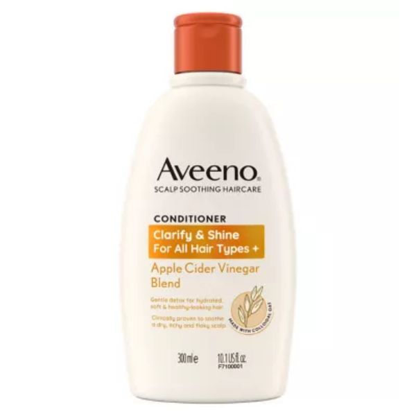 Aveeno Haircare Clarify and Shine+ Apple Cider Vinegar Conditioner 300ml