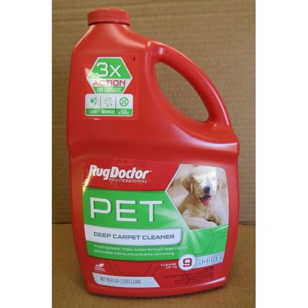 RUG DOCTOR PROFESSIONAL PET DEEP CARPET CLEANER FRESH SPRING SCENT 96 OZ NEW