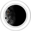 Lion Half Face Black PopSockets MagSafe PopGrip for iPhone