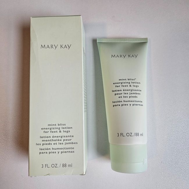 MARY KAY mint bliss energizing lotion for Feet and Legs 3 oz