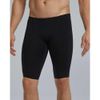 TYR Herren Durafast Elite Solid Jammer Badeanzug Badehose, Schwarz/Logo, 32