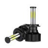 6-sides H7 LED Headlight High Low Beam Bulbs Conversion Kit Crystal White 2PCS