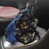 JDM Blue Flower Wave Cherry Blossom Sakura Shift Boot Cover Universal at/MT