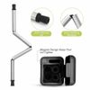 9.05" Long Reusable 4 Pack Straws Stainless Steel Drinking Flexible Collapsible