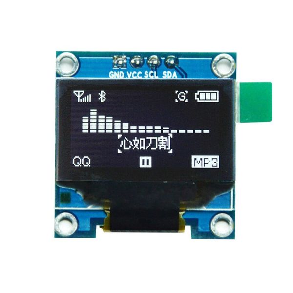 HiLetgo STM32/ 51/ MSP430/ Arduino 0.96-Inch I2C IIC SPI Serial, 128 x 64 OLED LCD Display, SSD1306 LCD, whites