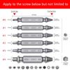 Damaged Screw Extractor Speed Out Drill Bits 6 PCS Tool Set Broken Bolt Remover