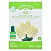 60 LED C9 Warm White Motion Lights Christmas String Lights 35' 16 Settings New