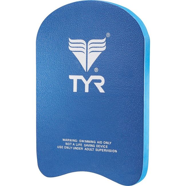 TYR Junior Kickboard for Swim Training, Blue, 14.5 x 10 Inches