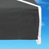 Strong Camel Pop up 10'X10' Canopy Replacement Top Ez Gazebo Replacement Canopy Top (Grey)