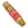 Sealey Acetylene Flash Back Arrestor, in-line, 3/8"BSP Male/Female - SGA4/FBA