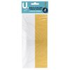 U. Tissue Paper 50x72cm Sheets, Assorted Gold & Silver Sheets - Pack of 8