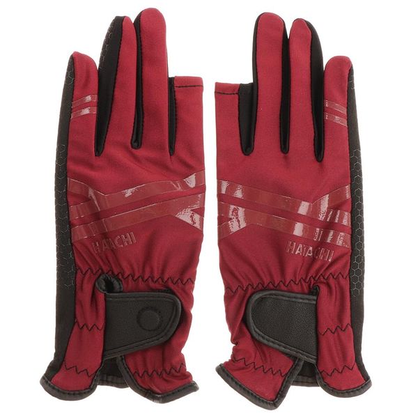 Hatachi SS BH8028 Ground Golf Ultra Stretch Gloves, Wine