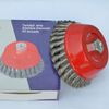 10pc 2-3/4" Twist Knot Wire Wheel Cup Brush 5/8" Arbor Grinder for Angle grinder