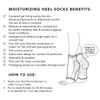Kitsch Moisturizing Spa Socks | Moisturizing | for Heels & Feet - Holiday Gift