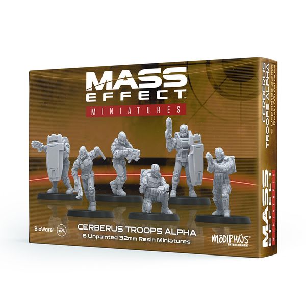 Modiphius | Mass Effect Miniatures - Cerberus Troops Alpha | Board Game Accessory