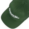Mitchell & Ness Classic Red Pinscript Snapback, DarkGreen