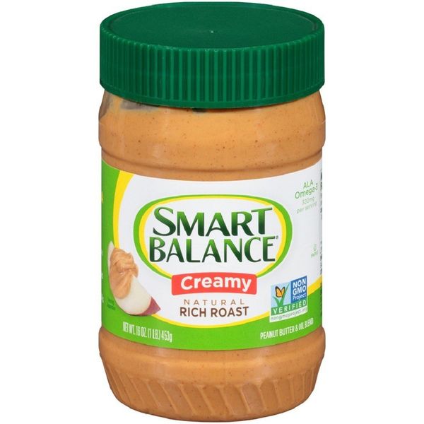 Smart Balance Creamy Peanut Butter, 16 oz, 4pk