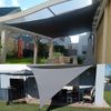 Awning, Waterproof, Rectangular, Square, Triangular, Rectangular Balcony (21 Colours, 85 Sizes), Sun Protection 95% UV Protection, Wind Protection with Eyelets and Mounting Ropes