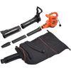 BLACK+DECKER Electric Leaf Blower, Leaf Vacuum and Mulcher 3 in 1, Corded