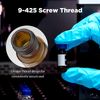 100PCS 2mL Autosampler Vials 100Pk HPLC 9-425 Amber LAB Writing Patch&Graduation