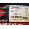 INTERCORP M82Z #8 x 1/2" Self Drilling Modified Truss Head K-Lath Screw (10,000)