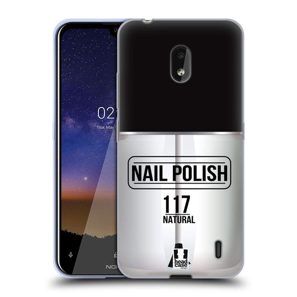 Head Case Designs Natural Nail Polish Soft Gel Case Compatible With Nokia 2.2