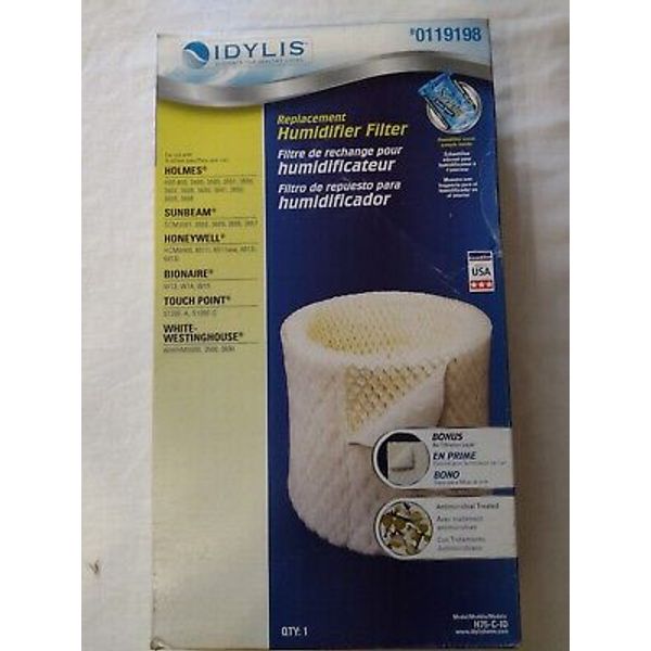 IDYLIS  Wick Replacement Humidifier Filter #0119198 HG75-C-ID New