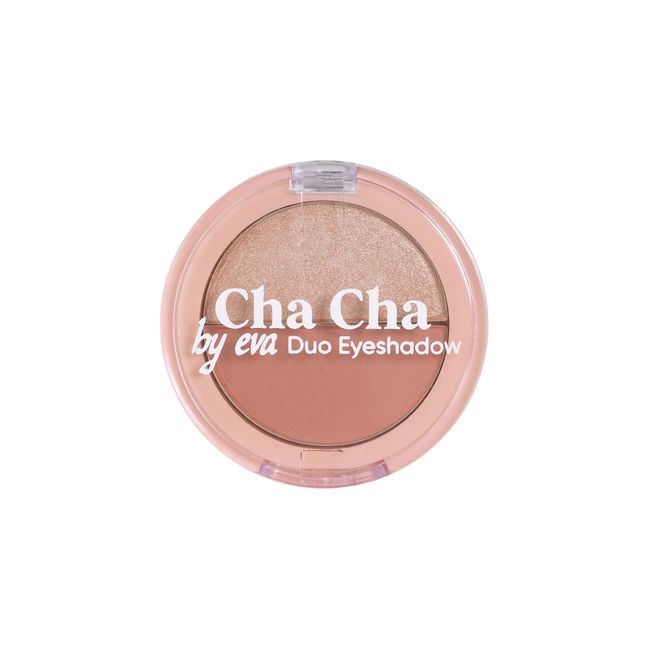 Cha Cha By Eva Duo Eyeshadow - İkili Far Paleti, 101, 2 x 2.3 g -Gül / Tozlu