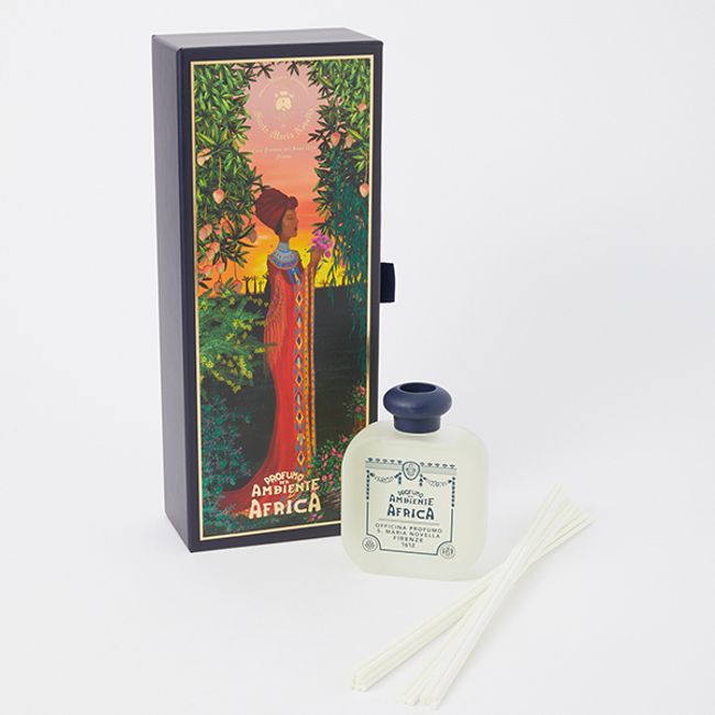 [20x Black Friday points] Santa Maria Novella Room Diffuser Africa 250ml [Next day delivery available] Santa Maria Novella Unisex Scent Fragrance Reed Diffuser Gift Present Birthday